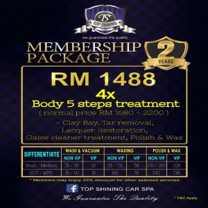 VIP 5 Step Treatment Package X4 2years-Seremban