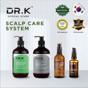 (4 ITEMS) DR.K Energizing Shampoo + Sea Silt Mask + Energizing Hair Tonic + Champagne Rose Oil