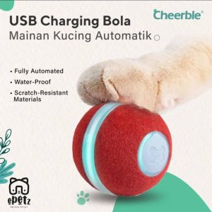 USB Charging Automatic Cat Toy Interactive Cat Ball